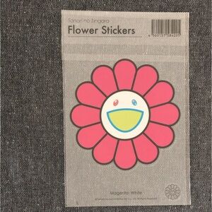 Takashi Murakami Flower 4 piece Sticker Set Lot